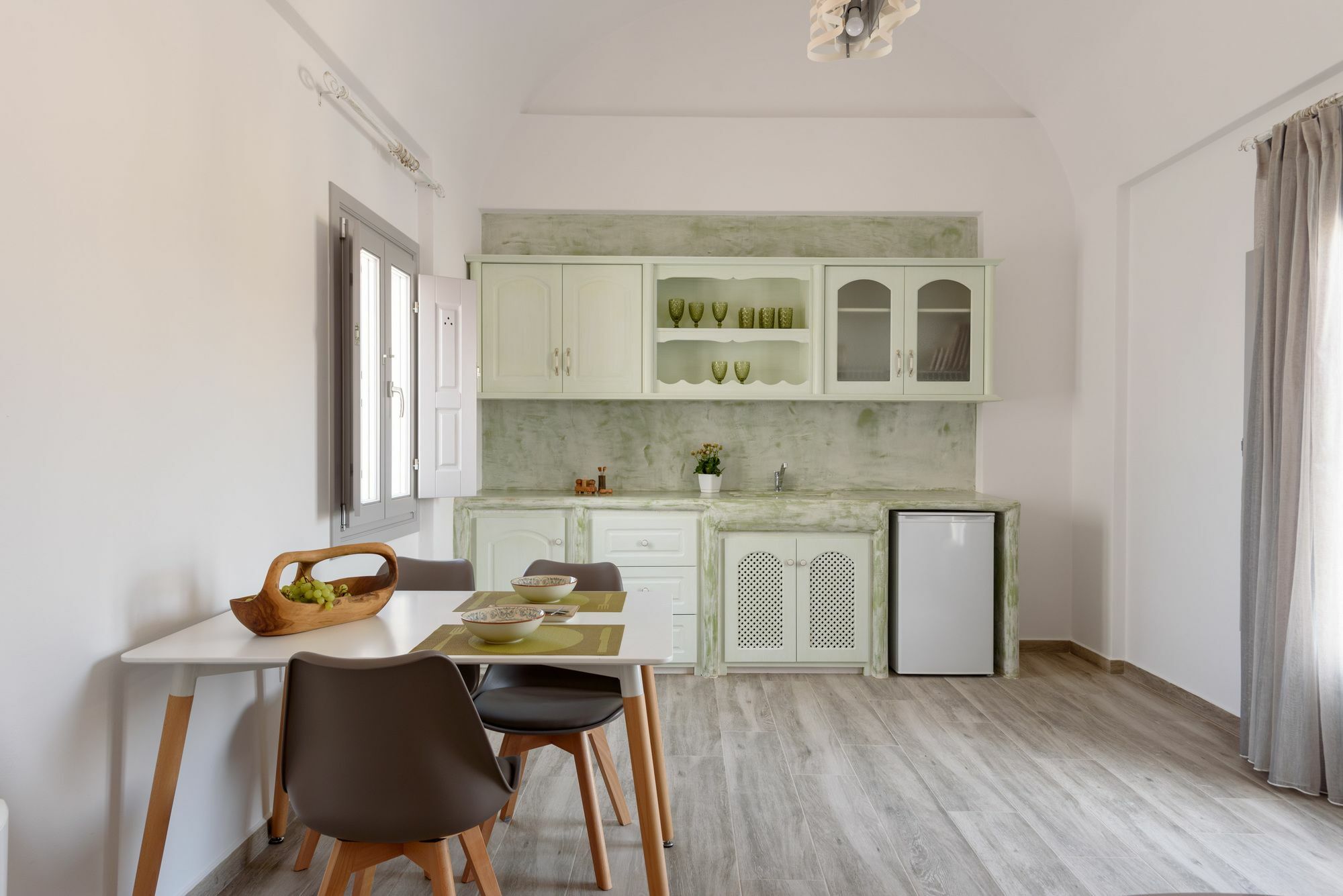 Ikies Santo Filoxenia Apartments カルテラドス エクステリア 写真