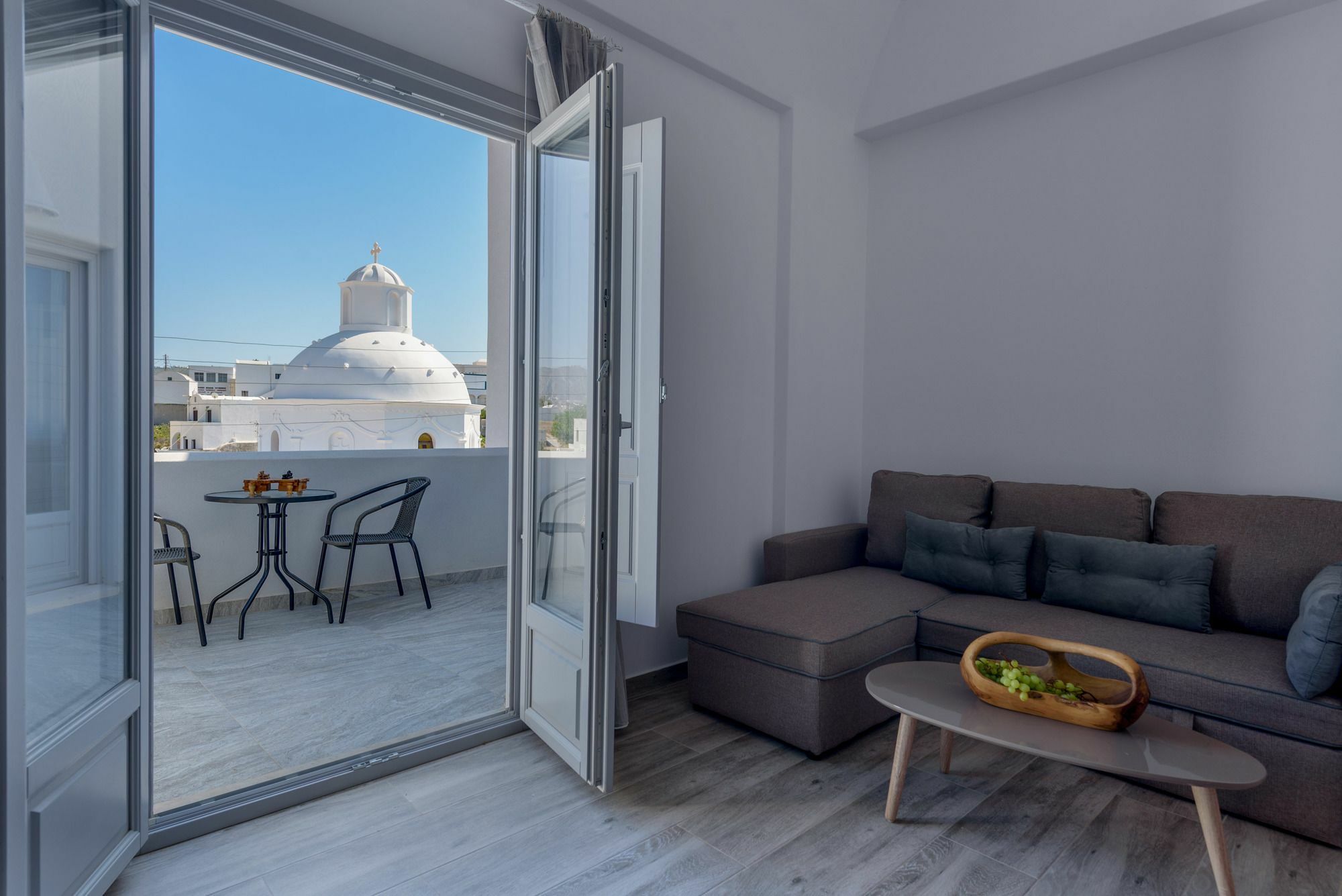 Ikies Santo Filoxenia Apartments カルテラドス エクステリア 写真